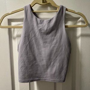 Athleta Conscious Crop Bra A-C, Muted Lilac, Size XS
